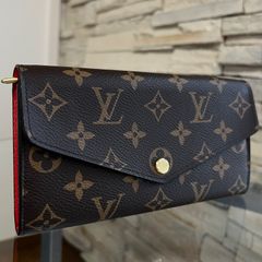 【未使用品】イニシャルあり　ポルトフォイユ・サラ ルイヴィトン　長財布　コクリコ