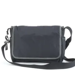 極美品 フルラ レザー ショルダーバッグ 斜め掛け メッセンジャー ビジネス 通勤 トート ブラック 黒 A4 メンズ ERE CW50-7【中古】