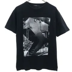 ラブレス プリント 半袖 Tシャツ M ブラック LOVELESS メンズ 古着 【240504】 メール便可のサムネイル