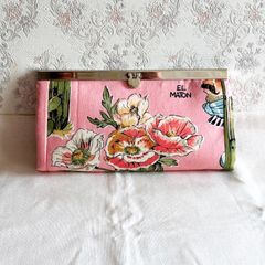 手作り布財布☆金口長財布【dec.2】アレキサンダーヘンリー生地使用