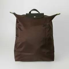 新品 ロンシャン LONGCHAMP リュックサック ル プリアージュ グリーン バックパック Mサイズ モカ