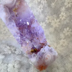 アメジストフラワーアゲートのタワー☆アメジストキラキラ☆☆