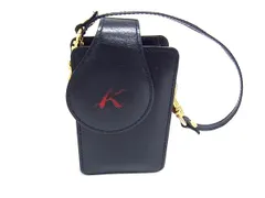 ■美品■ Kitamura キタムラ シガレットケース 煙草ケース マルチケース ネイビー系×レッド系 DJ1290のサムネイル