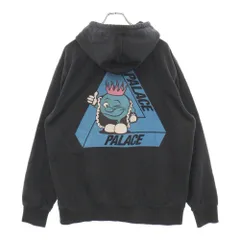 palaceパレスtie-dye finger up プルオーバーパーカー