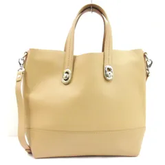 トミーヒルフィガー TOMMY HILFIGER 2WAY トートバッグ ショルダーバッグ レザー ブラウン