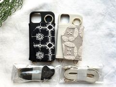 ⭐専用⭐ミナペルホネン　フラットポーチ　シンフォニー　ライトグレー ミナペルホネン 財布 シンフォニー ライトグレー - メルカリ