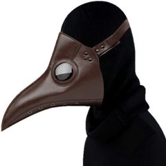 ペストマスク 鳥マスク仮面 コスプレ ハロウィン 仮装 (ブラウン) ゴシック スチームパンク イベント