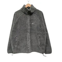 FOG ESSENTIALS FLEECE FULL ZIP JACKET IRON エッセンシャルズ フリースフルジップジャケット チャコールグレー サイズL