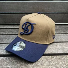 海外限定 Newera ニューエラ 9Forty A-Frame Aフレーム LA Dodgers ドジャース 茶/紺 シティコネクト (940-55)