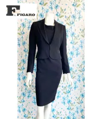 【新品タグ付き】【在庫限り特価】フィガロFIGARO ブラックフォーマル喪服  アンサンブル 7号　BF0042