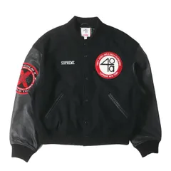 Supreme 16SS レザースタッズバーシティジャケット レッド L 楽天市場】Supreme 2016SS Uptown Studded Leather Varsity