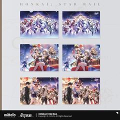 崩壊：スターレイル・公式　クリアファイル ポスター セット　星鉄LIVE　星鉄LAND　慶典祝礼