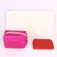 ジルスチュアート他 ポーチ 3点セット 小物入れ マルチケース ブランド まとめて レディース JILLSTUART etc. 【中古】