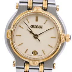GUCCI グッチ時計9000L　レディース時計　稼働品　人気　美品 腕時計(アナログ) 【中古美品】