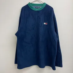 90s TOMMY JEANS スウェット ネイビー【メンズL】