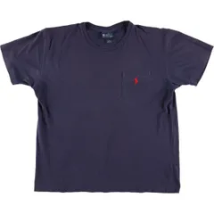 古着 ラルフローレン Ralph Lauren POLO by Ralph Lauren 半袖 ワンポイントロゴポケットTシャツ メンズM相当 ヴィンテージ/eaa554059