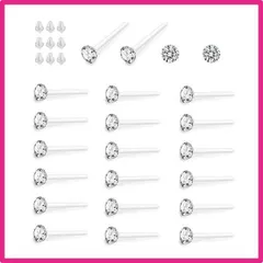 ホワイト Jstyle[ジェイスタイル]【36ペアセット】 樹脂 ピアス レディ