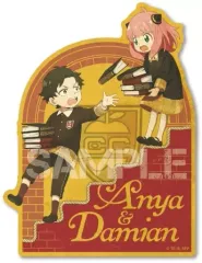 【中古】シール・ステッカー 4.アーニャ＆ダミアン トラベルステッカー 「SPY×FAMILY」