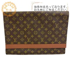 LOUIS VUITTON ルイヴィトン ルイヴィトン ルイビトン M51801 ポルト エンベロープ モノグラム クラッチバッグ バッグ カバン ブランド セカンドバッグ  ブラウン メンズ