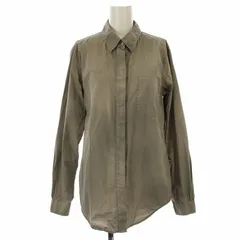 アルマーニ ジーンズ ARMANI JEANS シャツ ブラウス 長袖 USA4 グレージュ /DKのサムネイル