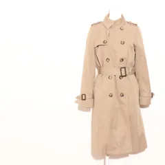 ★美品★ Simplicite シンプリシテェ アウター　トレンチコート　膝丈　裏地付き　ベルト付き　綿混  ベージュ 送料無料　古着　レディース