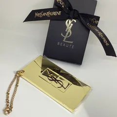 イヴ・サンローランローラン　YSL チェーン付き　ノベルティ　ミラー　☆未使用☆           …e.s