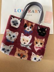 LOVERARY BY FEILER  ラブラリーキャッツ　ミニバッグ