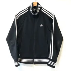 (^w^)b adidas アディダス CLIMALITE ジップアップ ジャージ ジャケット 長袖 スポーツシーン 運動 トレーニング トラック 練習 ランニング ジム トップス ブラック 黒 レディース 女性 サイズ M