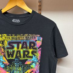 古着 M Tシャツ STARWARS スターウォーズ ダースベイダー クルーネック 黒