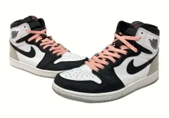 ナイキ NIKE 22年製 AIR JORDAN 1 RETRO HIGH OG BLEACHED CORAL エア ジョーダン レトロ ハイ ブリーチド コーラル AJ1 白 灰 黒 メンズ靴 スニーカー ホワイト 27.5cm 104S-642