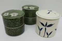 【未使用品】たち吉　ミニ二段重　陶器3点セット