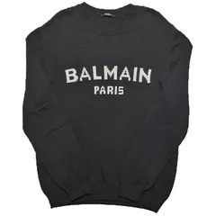 【美品】バルマン　BALMAIN ニット　セーター　Mサイズ BALMAIN バルマン ニットセーター ブラック