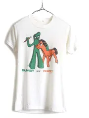 90年代 UTILITY THE GUMBY ガンビー バックプリント キャラクタープリントTシャツ メンズXXL ヴィンテージ /eaa346619725cm身幅
