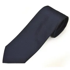Zegna ゼニア ネクタイ メンズ ソリッドシルクネクタイ(サイズ剣幅8cm)eez23w006 Z6D01TA6-BL1 NAVY ネイビーのサムネイル