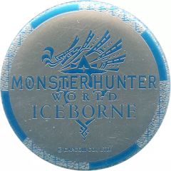[중고] 배지 핀스(캐릭터) 타이틀 로고(몬스터 헌터 월드: 아이스본) [MONSTER HUNTER×NAKED 몬스터 헌터 15주년전 -THE QUEST- 메탈캔 배지]