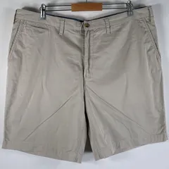 古着 ポロ・ラルフローレン POLO RALPH LAUREN ショートパンツ チノパン ポロチノ 大きいサイズ コインポケット w42  ベージュ メンズ
