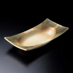 加藤春鼎 織部四方鉢 大鉢 角鉢 菓子鉢 盛鉢 煮物鉢 サラダ 果物