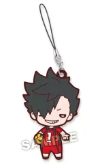 【中古】キーホルダー・マスコット(キャラクター) 黒尾鉄朗 「にとたん ハイキュー!! 音駒高校(ユニフォーム) ラバーマスコット」