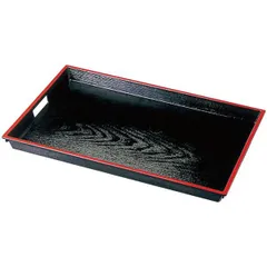 煎茶道具 螺鈿象嵌 脇取り盆 長盆 54cm 煎茶道具 螺鈿象嵌 脇取り盆 長盆 54cm