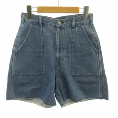 ベイフロー BAYFLOW 近年 美品 ショーツ ショートパンツ ハーフパンツ デニム カットオフ インディゴブルー 青 2 約M ■GY31のサムネイル