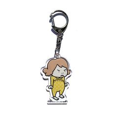 [Fast Shipping] Shinada Global Yoshitake Shinsuke "Natsumi Can Be Anything" Acrylic Keychain 2 4 x 0.3 x 6 cm Keychain Miscellaneous Goods Picture Book Goods YS-1005