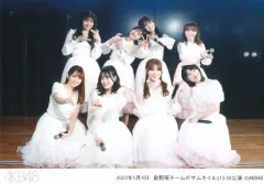 【中古】生写真(AKB48・SKE48) AKB48/集合(8人)/横型・2023年5月4日 倉野尾チーム4「サムネイル」13：30公演/AKB48劇場公演記念集合生写真