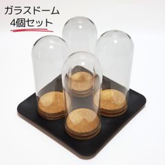 ガラスドーム 4個セット 球体 仏花 フラワーアレジメント ハンドメイド ガラス 19㎝ プリザーブドフラワー ドライフラワー