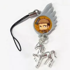 【中古】キーホルダー・マスコット(キャラクター) ジャン・キルシュタイン＆馬 「進撃の巨人 シルバーチャームコレクション」