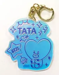 【中古】雑貨 TATA(ブイ) パープル オーロラアクリルキーチェーン 「BT21」