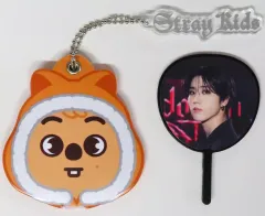 【中古】キーホルダー ハン ランダムミニうちわキーホルダー(チャーム：シルバー) HAN QUOKKA 「Stray Kids World Tour ＜ dominATE JAPAN ＞」