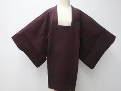 【一輝堂】【着物】道行コート波地紋 身丈85.5cm 裄丈約64cm 25z05-2362