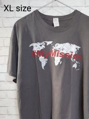 XL／US古着／Ｔシャツ／ギルダン／My Mission／バックプリント