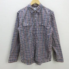 H■ノースフェイス/THE NORTH FACE NR11412  Maxifresh チェック柄 長袖シャツ【L】MENS■137【中古】