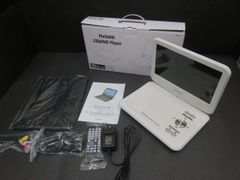 中古美品 2022年製 nexxion 10.1インチ ポータブルDVDプレーヤー DVDプレーヤー FV-P1013W